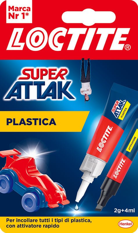 COLLA S/ATTAK PLASTICA G2.+4ML - La Tua Ferramenta Online®