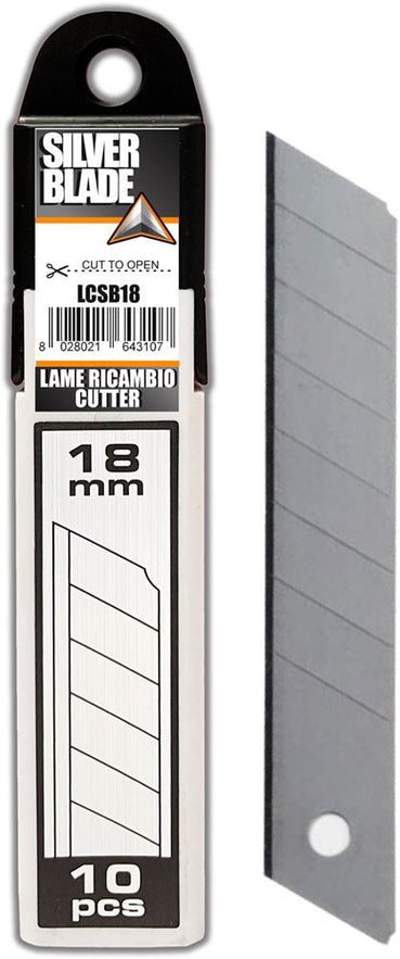 LAME X CUTTER SILVER B.18 10PZ - La Tua Ferramenta Online®