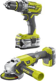 PROMO KIT RYOBI R18PDAG-242S - La Tua Ferramenta Online®