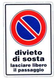 S.ALL.DIVIETO DI SOSTA 30X20 - La Tua Ferramenta Online®