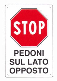 S.CANTIERE STOP PEDONI 60X40 - La Tua Ferramenta Online®