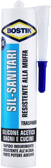 SILICONE BOSTIK SAN.TRASP. 280 - La Tua Ferramenta Online®