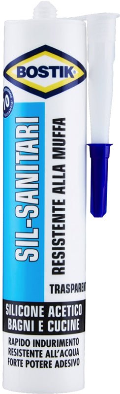 SILICONE BOSTIK SAN.TRASP. 280 - La Tua Ferramenta Online®