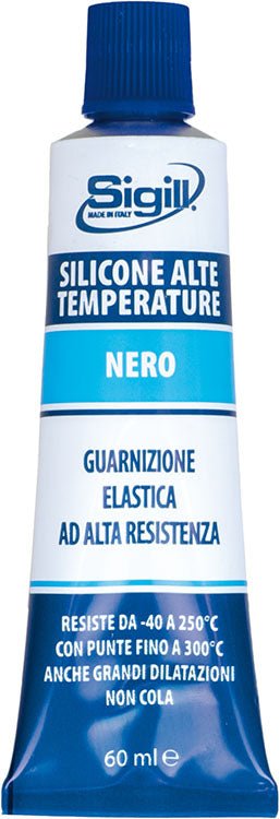 SILICONE TUBETTI A.T.NERO ML60 - La Tua Ferramenta Online®