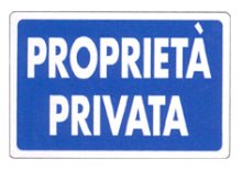 S.PVC PROPRIETA'PRIVATA 30X20 - La Tua Ferramenta Online®