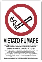 S.PVC VIETATO FUMARE 30X20 - La Tua Ferramenta Online®